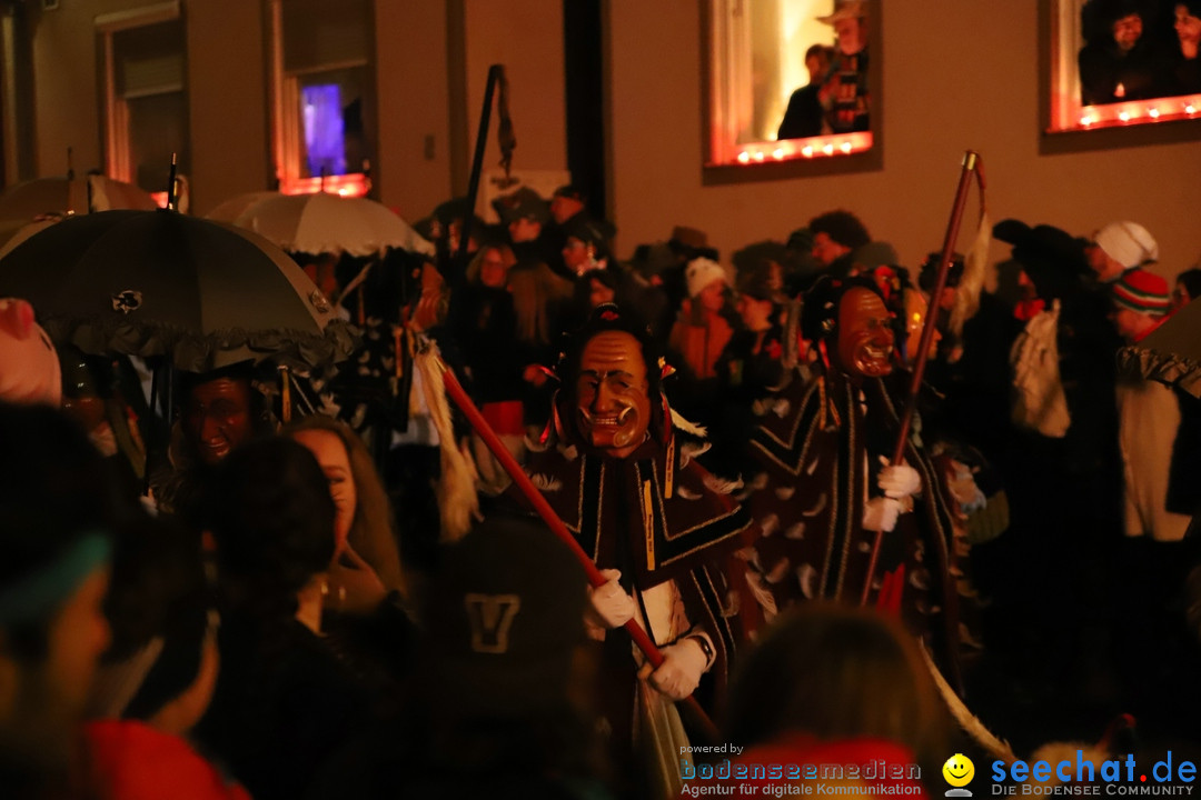 Narrentag des Viererbundes 2020: Nachtumzug in Ueberlingen, 25.01.2020