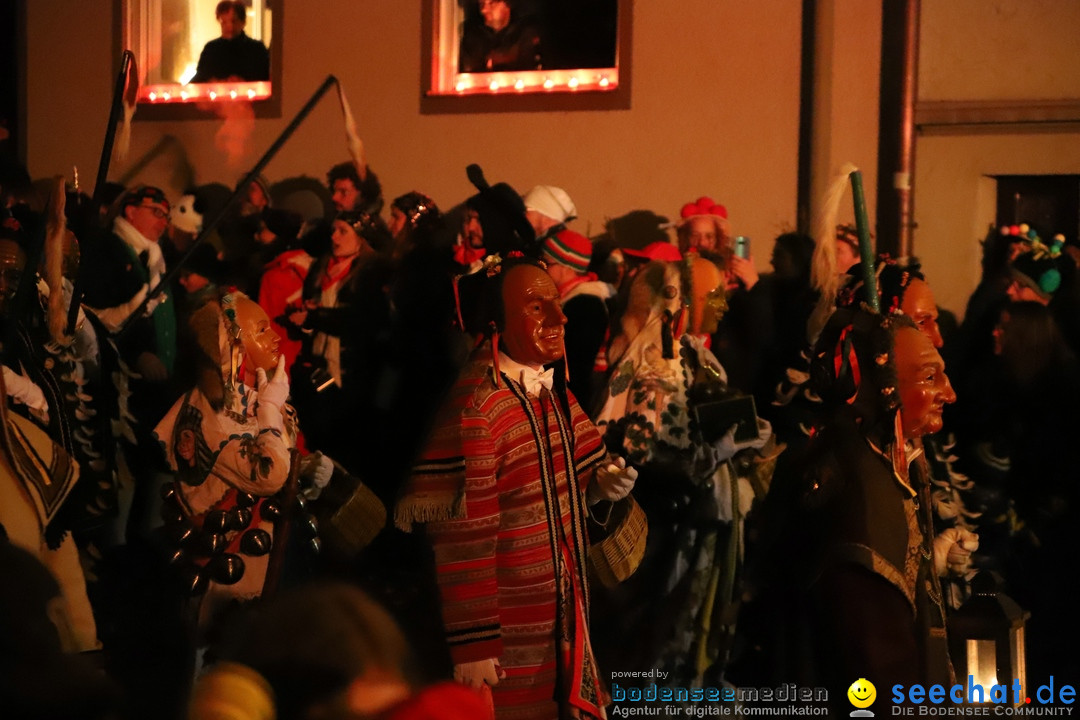 Narrentag des Viererbundes 2020: Nachtumzug in Ueberlingen, 25.01.2020