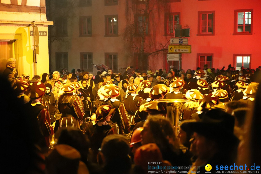 Narrentag des Viererbundes 2020: Nachtumzug in Ueberlingen, 25.01.2020
