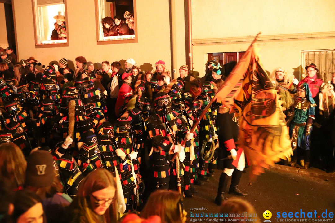 Narrentag des Viererbundes 2020: Nachtumzug in Ueberlingen, 25.01.2020