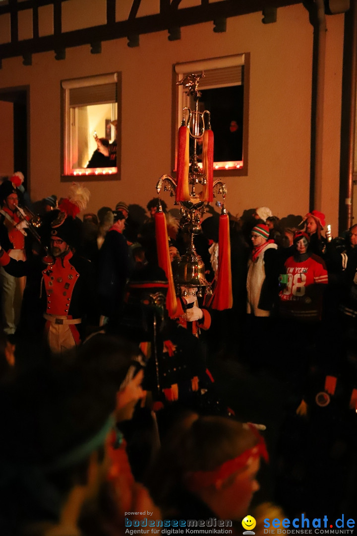 Narrentag des Viererbundes 2020: Nachtumzug in Ueberlingen, 25.01.2020