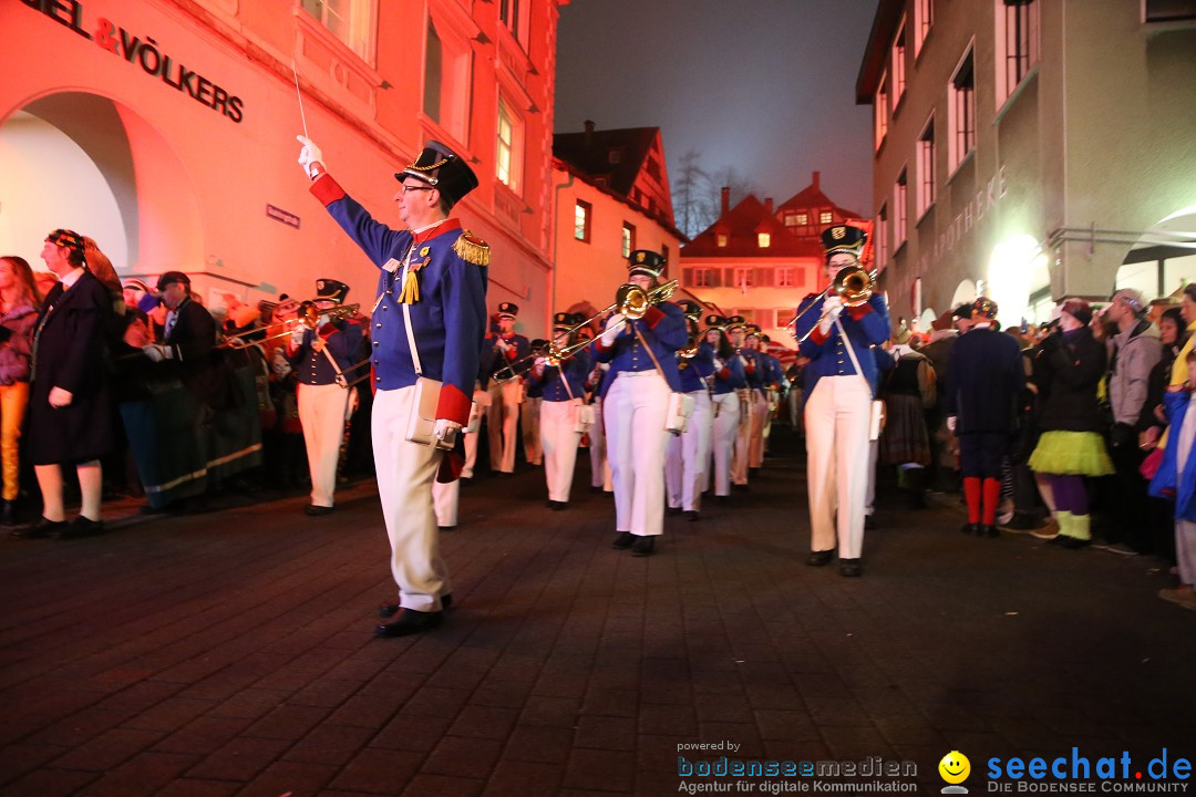 Narrentag des Viererbundes 2020: Nachtumzug in Ueberlingen, 25.01.2020