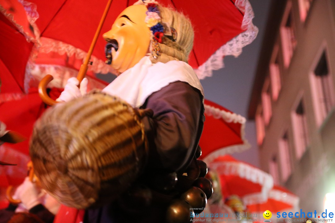 Narrentag des Viererbundes 2020: Nachtumzug in Ueberlingen, 25.01.2020