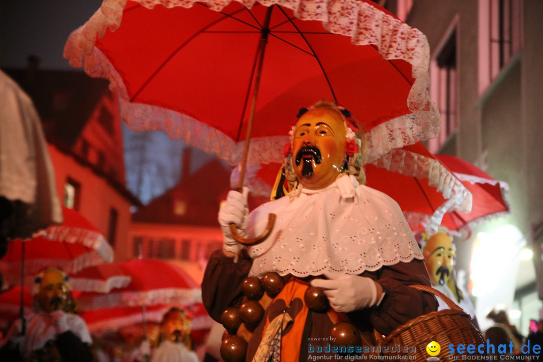 Narrentag des Viererbundes 2020: Nachtumzug in Ueberlingen, 25.01.2020
