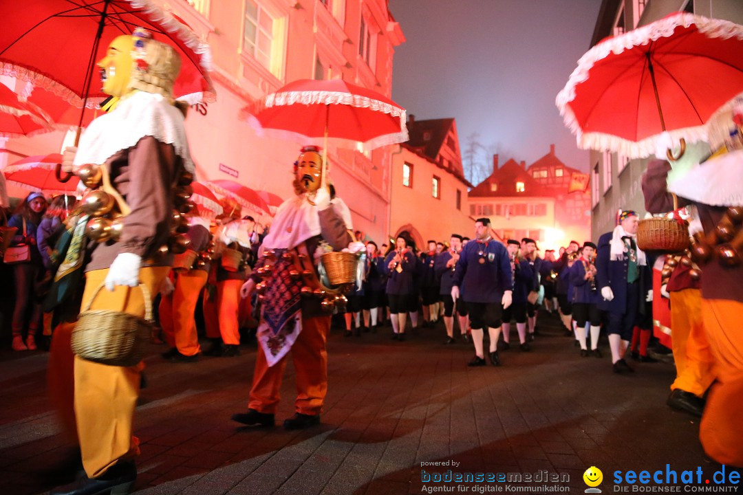 Narrentag des Viererbundes 2020: Nachtumzug in Ueberlingen, 25.01.2020