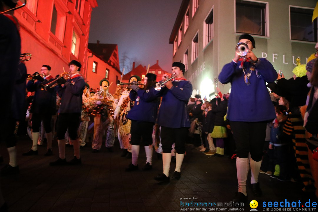 Narrentag des Viererbundes 2020: Nachtumzug in Ueberlingen, 25.01.2020