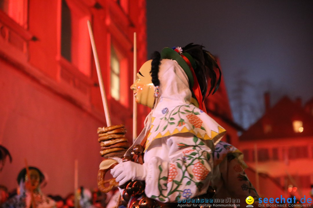 Narrentag des Viererbundes 2020: Nachtumzug in Ueberlingen, 25.01.2020