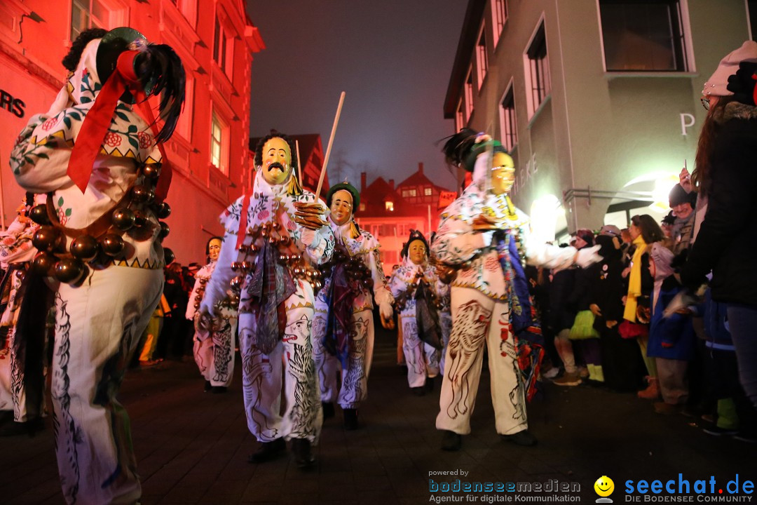 Narrentag des Viererbundes 2020: Nachtumzug in Ueberlingen, 25.01.2020