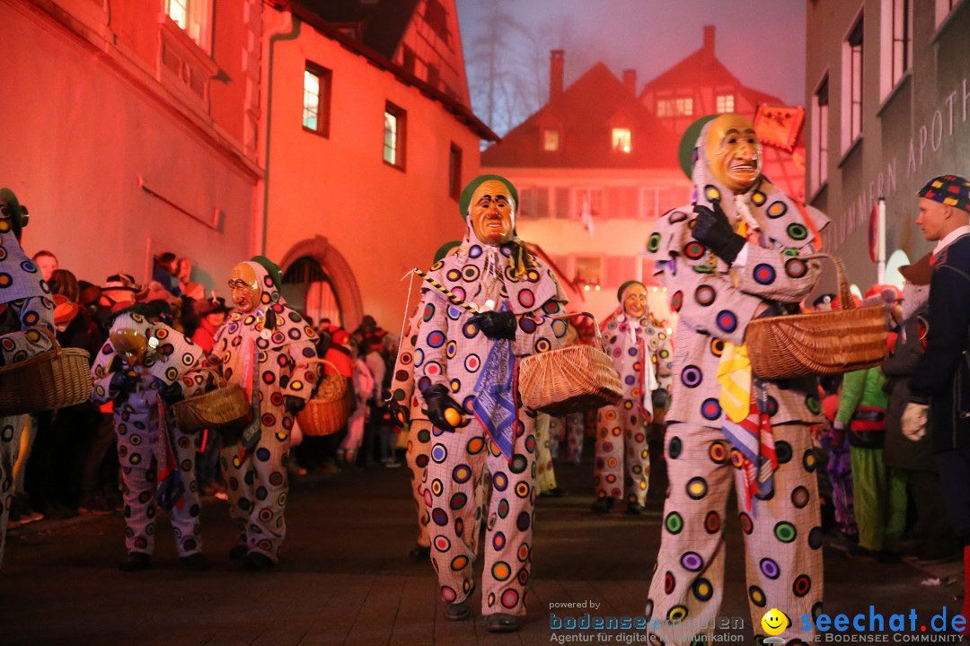 Narrentag des Viererbundes 2020: Nachtumzug in Ueberlingen, 25.01.2020