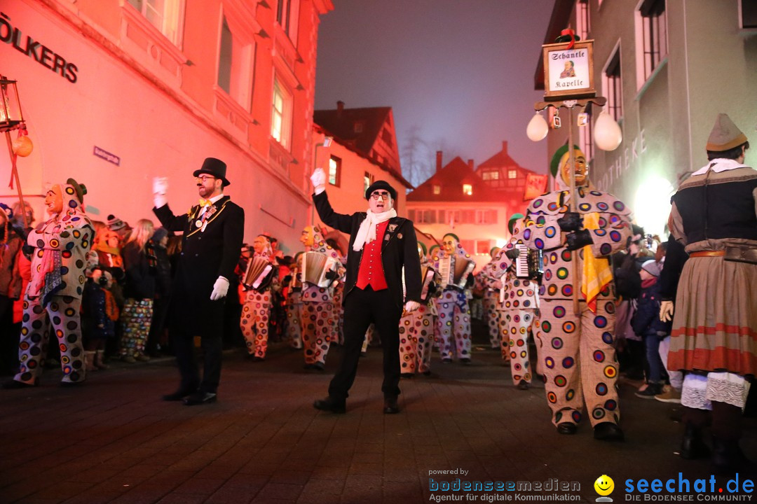 Narrentag des Viererbundes 2020: Nachtumzug in Ueberlingen, 25.01.2020