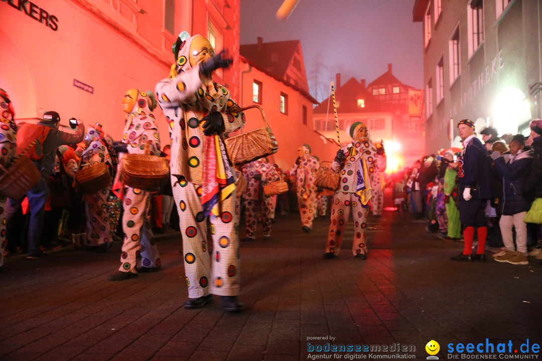Narrentag des Viererbundes 2020: Nachtumzug in Ueberlingen, 25.01.2020