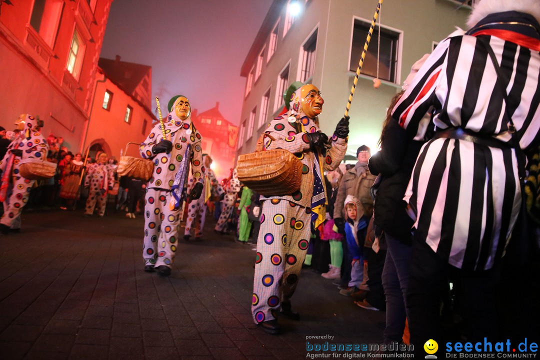 Narrentag des Viererbundes 2020: Nachtumzug in Ueberlingen, 25.01.2020