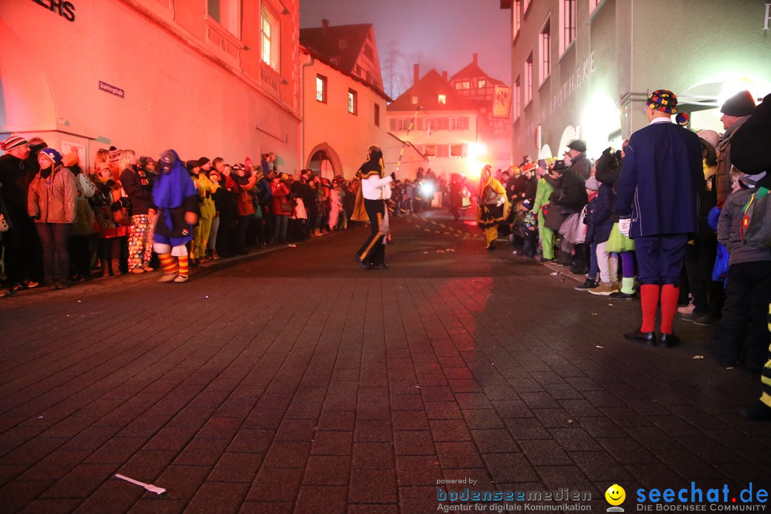 Narrentag des Viererbundes 2020: Nachtumzug in Ueberlingen, 25.01.2020
