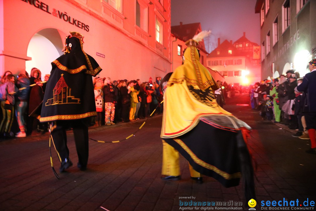 Narrentag des Viererbundes 2020: Nachtumzug in Ueberlingen, 25.01.2020
