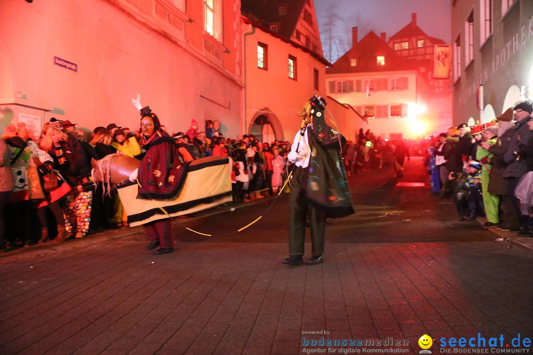 Narrentag des Viererbundes 2020: Nachtumzug in Ueberlingen, 25.01.2020