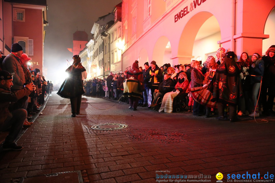 Narrentag des Viererbundes 2020: Nachtumzug in Ueberlingen, 25.01.2020