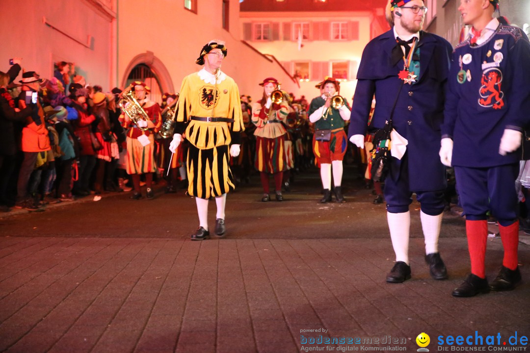 Narrentag des Viererbundes 2020: Nachtumzug in Ueberlingen, 25.01.2020