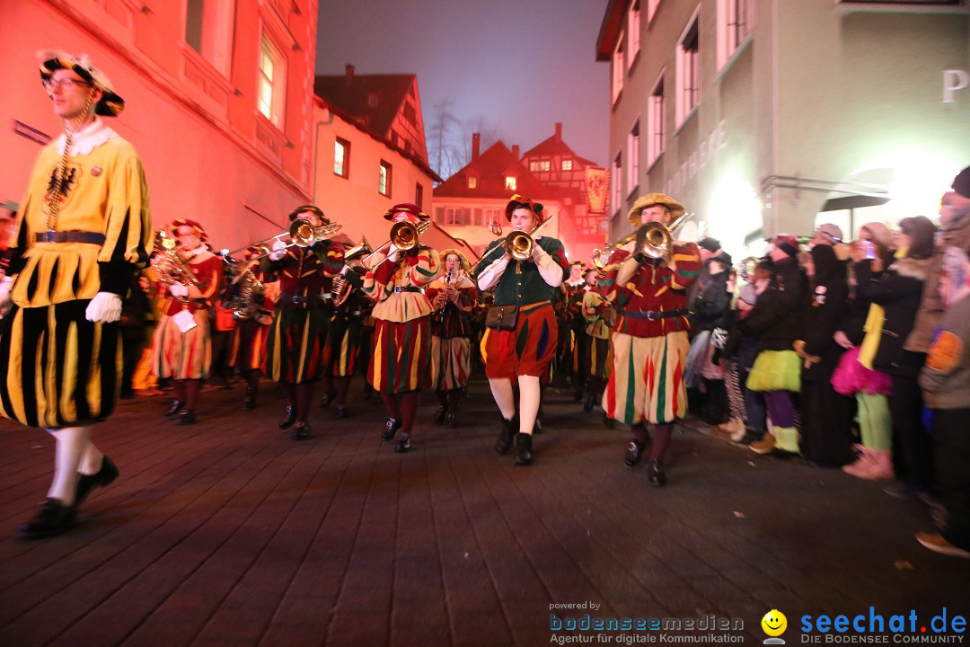 Narrentag des Viererbundes 2020: Nachtumzug in Ueberlingen, 25.01.2020
