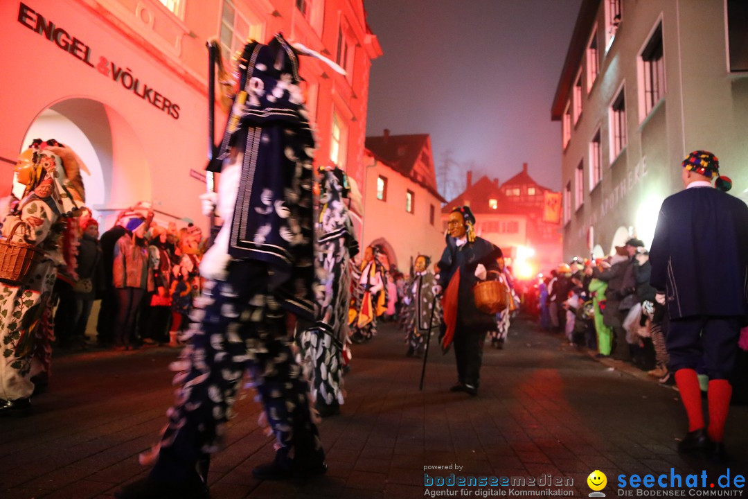 Narrentag des Viererbundes 2020: Nachtumzug in Ueberlingen, 25.01.2020