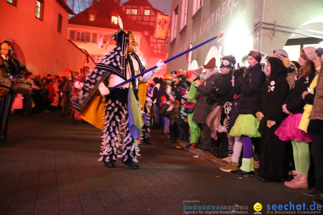 Narrentag des Viererbundes 2020: Nachtumzug in Ueberlingen, 25.01.2020