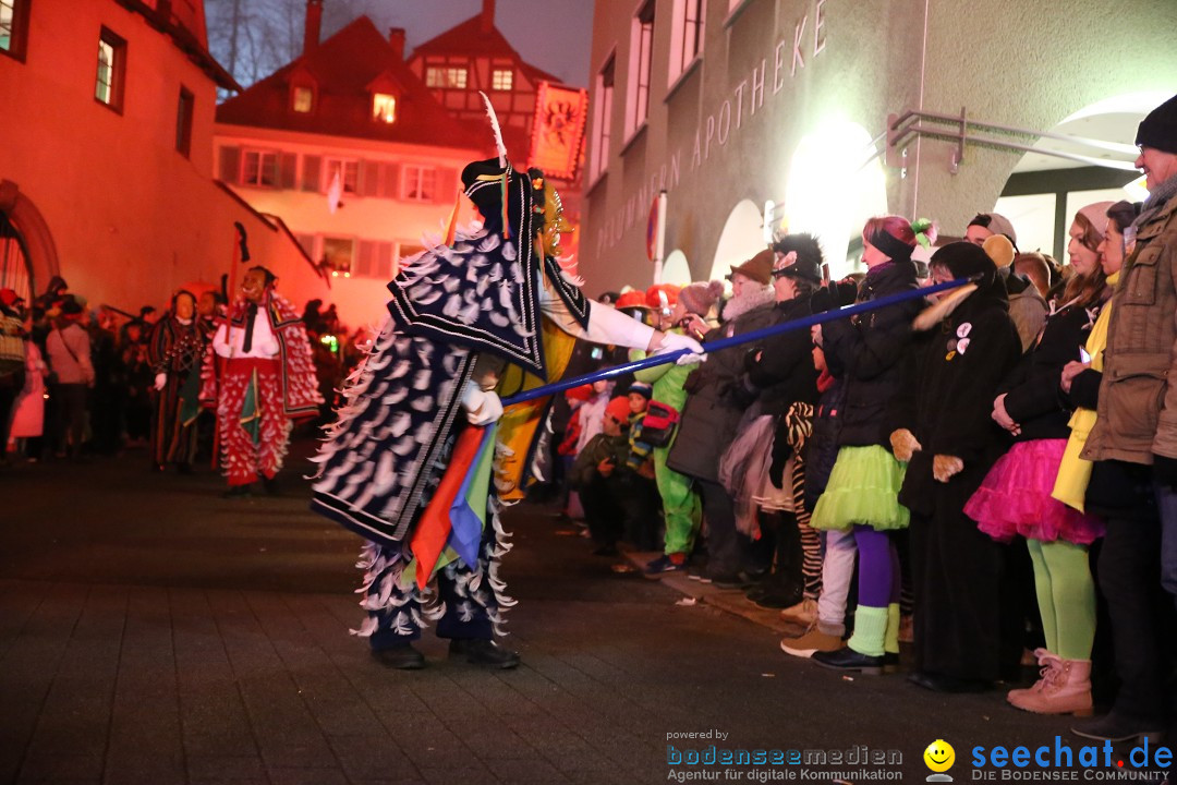 Narrentag des Viererbundes 2020: Nachtumzug in Ueberlingen, 25.01.2020