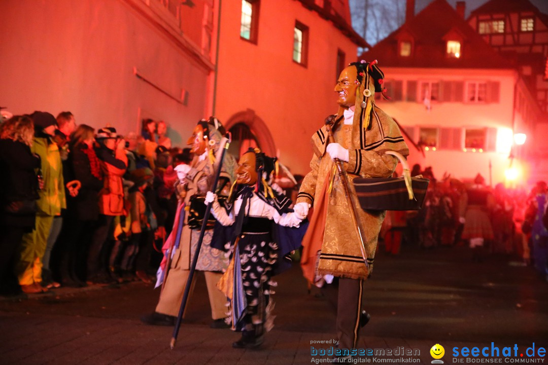 Narrentag des Viererbundes 2020: Nachtumzug in Ueberlingen, 25.01.2020