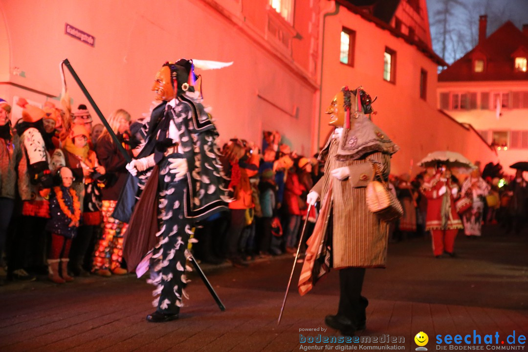 Narrentag des Viererbundes 2020: Nachtumzug in Ueberlingen, 25.01.2020