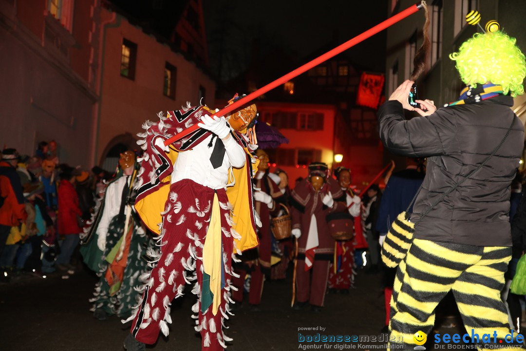 Narrentag des Viererbundes 2020: Nachtumzug in Ueberlingen, 25.01.2020