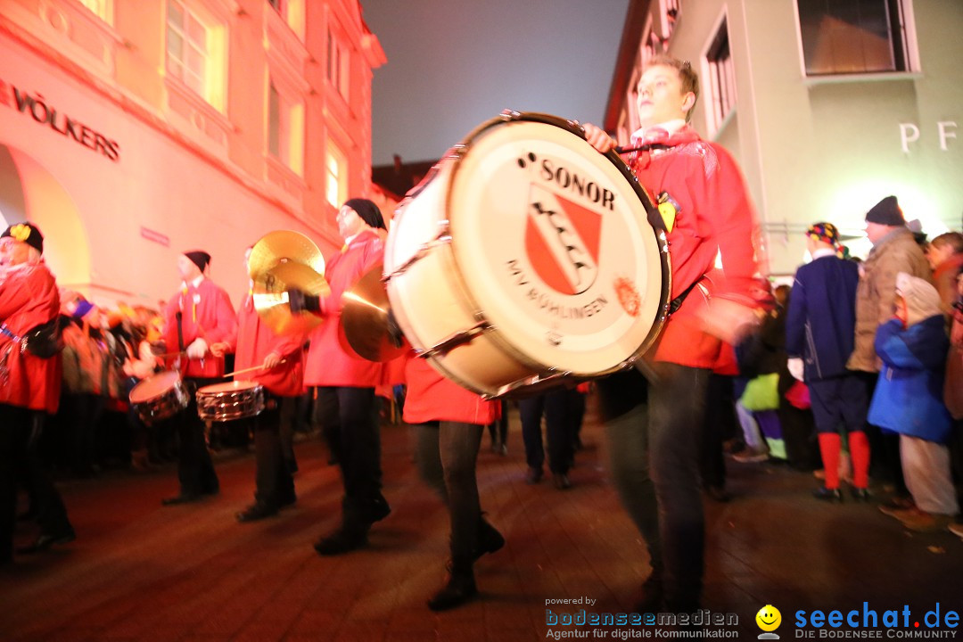 Narrentag des Viererbundes 2020: Nachtumzug in Ueberlingen, 25.01.2020