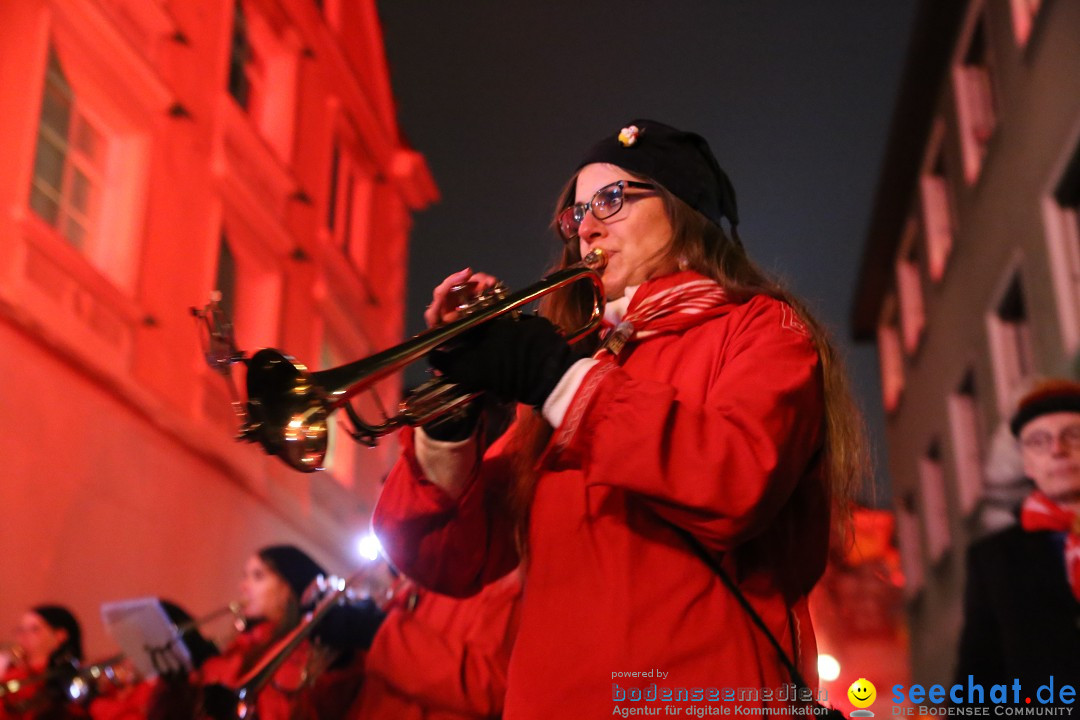 Narrentag des Viererbundes 2020: Nachtumzug in Ueberlingen, 25.01.2020