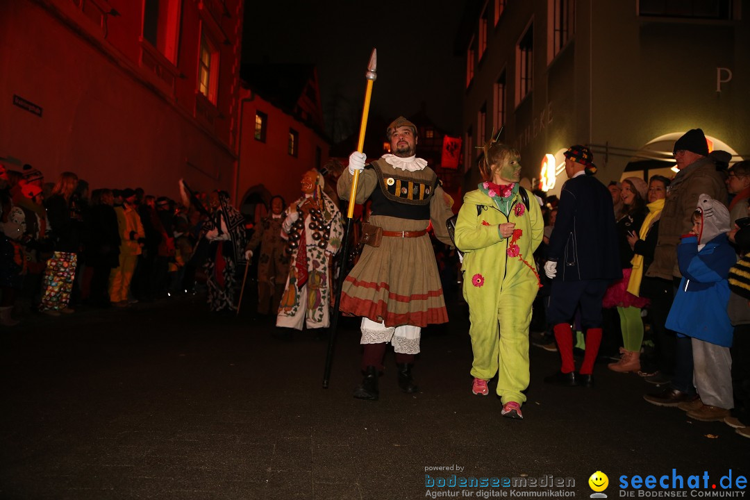 Narrentag des Viererbundes 2020: Nachtumzug in Ueberlingen, 25.01.2020
