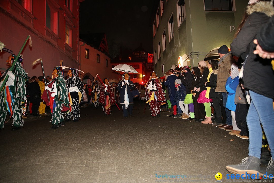 Narrentag des Viererbundes 2020: Nachtumzug in Ueberlingen, 25.01.2020