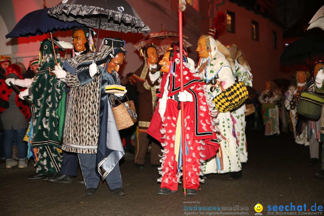 Narrentag des Viererbundes 2020: Nachtumzug in Ueberlingen, 25.01.2020