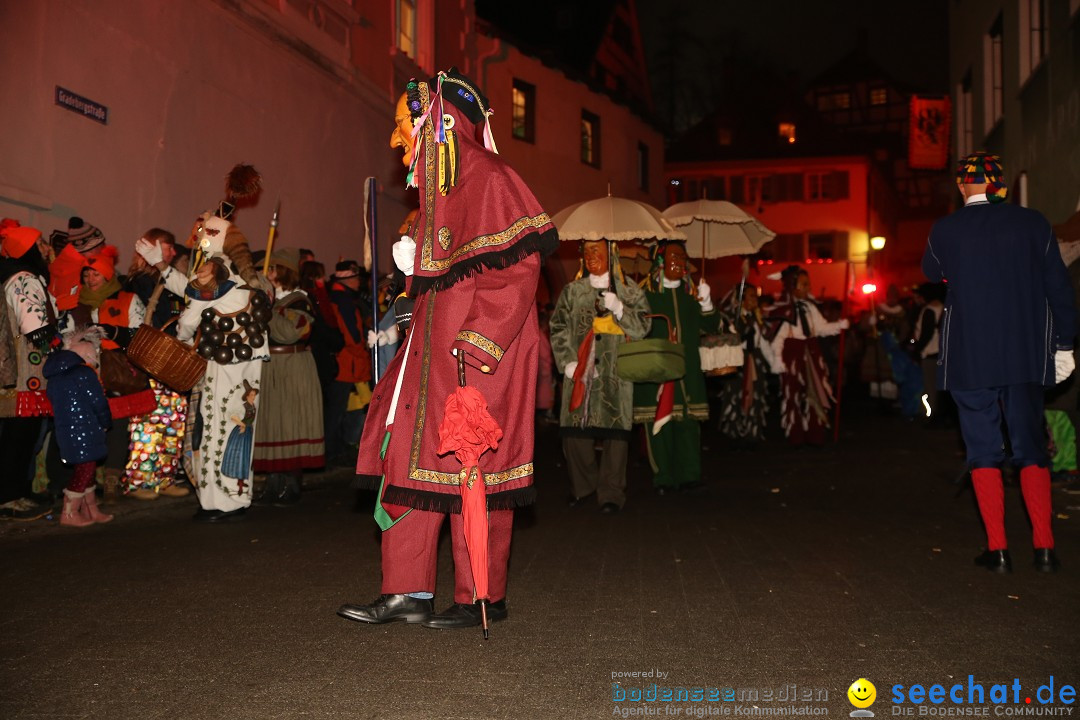 Narrentag des Viererbundes 2020: Nachtumzug in Ueberlingen, 25.01.2020