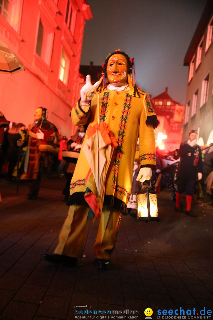Narrentag des Viererbundes 2020: Nachtumzug in Ueberlingen, 25.01.2020