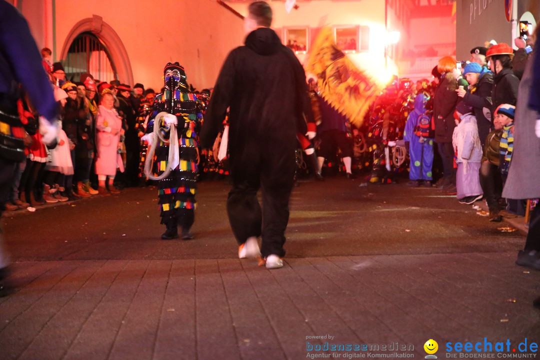 Narrentag des Viererbundes 2020: Nachtumzug in Ueberlingen, 25.01.2020