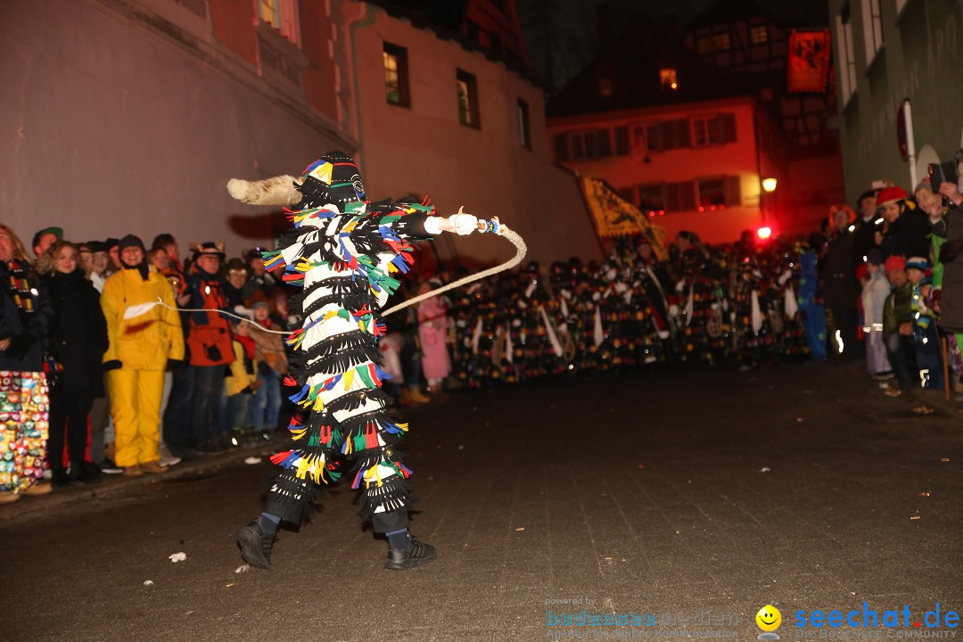 Narrentag des Viererbundes 2020: Nachtumzug in Ueberlingen, 25.01.2020