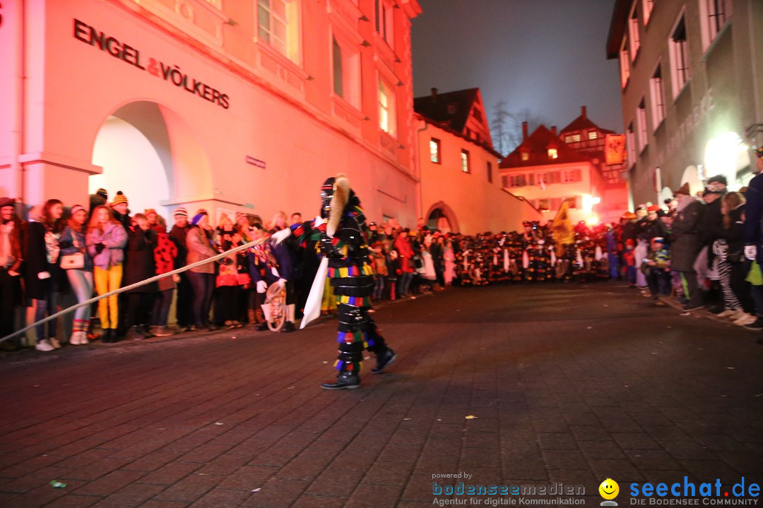 Narrentag des Viererbundes 2020: Nachtumzug in Ueberlingen, 25.01.2020