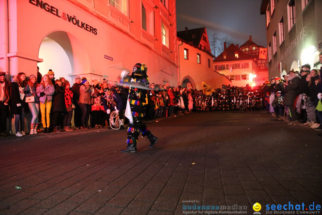 Narrentag des Viererbundes 2020: Nachtumzug in Ueberlingen, 25.01.2020