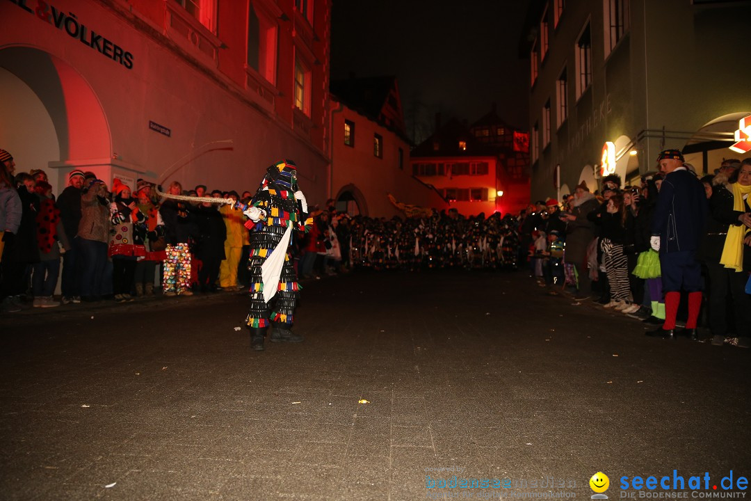 Narrentag des Viererbundes 2020: Nachtumzug in Ueberlingen, 25.01.2020