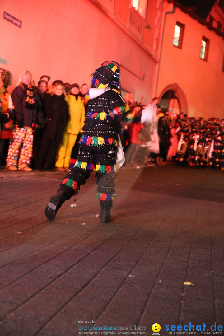 Narrentag des Viererbundes 2020: Nachtumzug in Ueberlingen, 25.01.2020