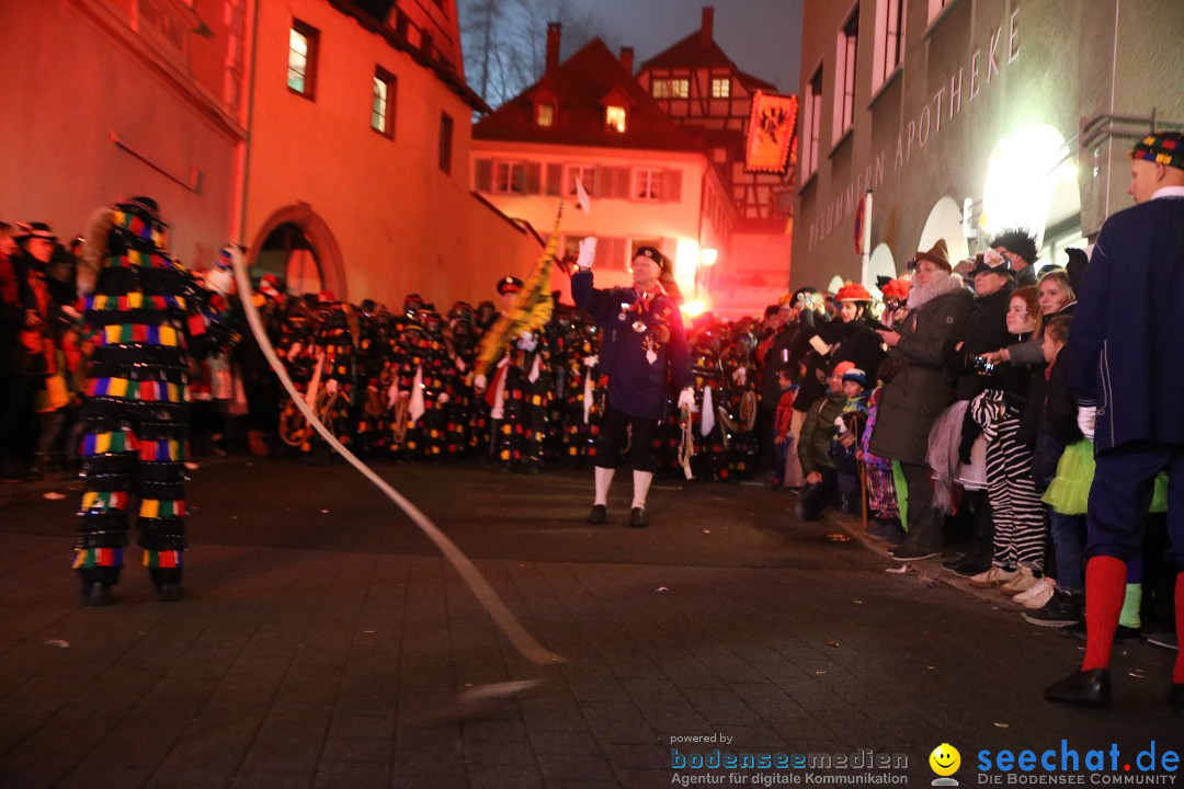 Narrentag des Viererbundes 2020: Nachtumzug in Ueberlingen, 25.01.2020