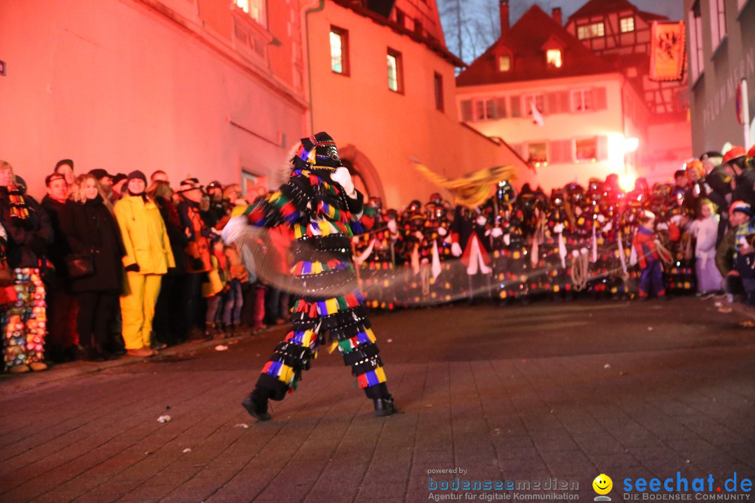 Narrentag des Viererbundes 2020: Nachtumzug in Ueberlingen, 25.01.2020