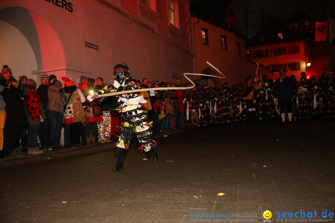 Narrentag des Viererbundes 2020: Nachtumzug in Ueberlingen, 25.01.2020