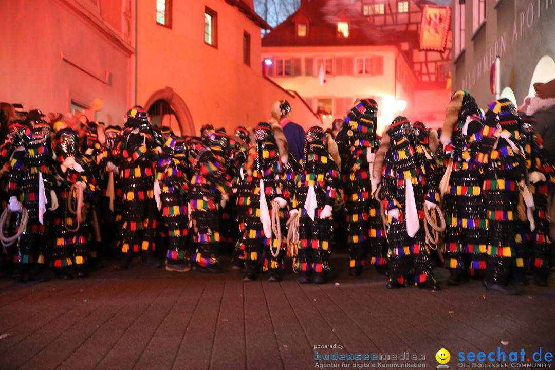 Narrentag des Viererbundes 2020: Nachtumzug in Ueberlingen, 25.01.2020