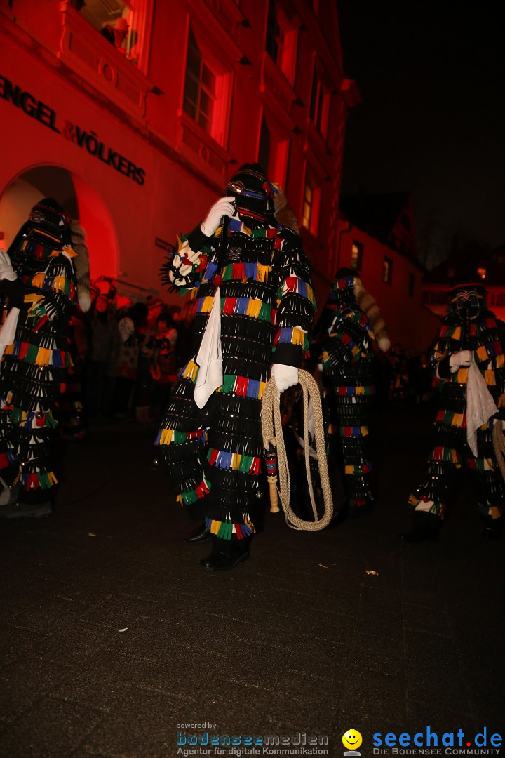 Narrentag des Viererbundes 2020: Nachtumzug in Ueberlingen, 25.01.2020