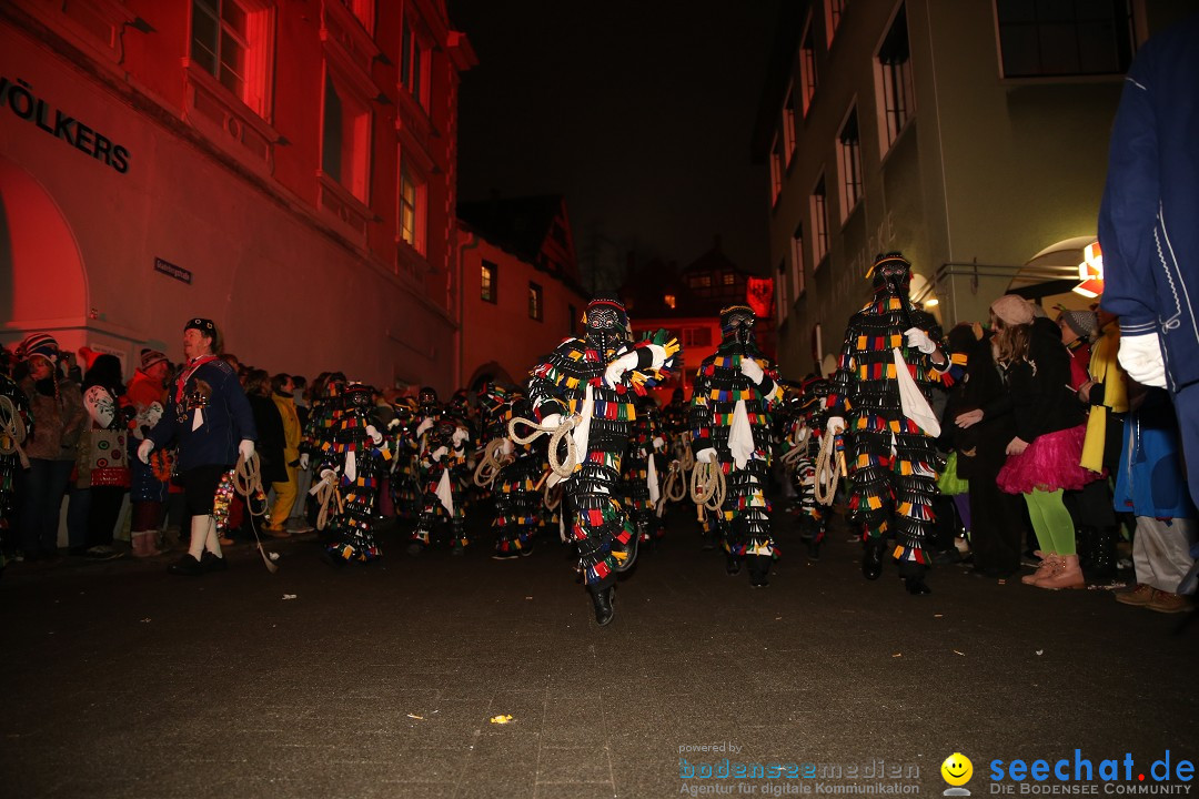 Narrentag des Viererbundes 2020: Nachtumzug in Ueberlingen, 25.01.2020