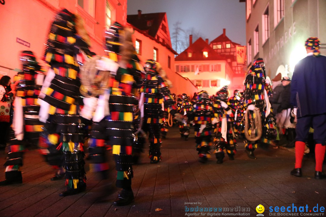 Narrentag des Viererbundes 2020: Nachtumzug in Ueberlingen, 25.01.2020
