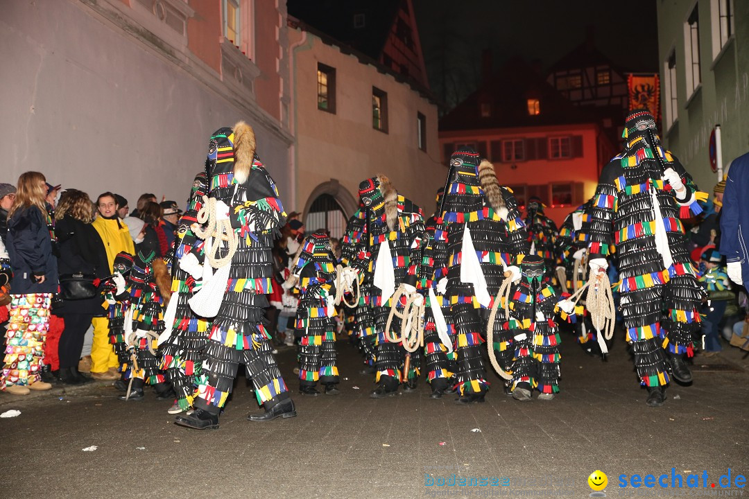 Narrentag des Viererbundes 2020: Nachtumzug in Ueberlingen, 25.01.2020