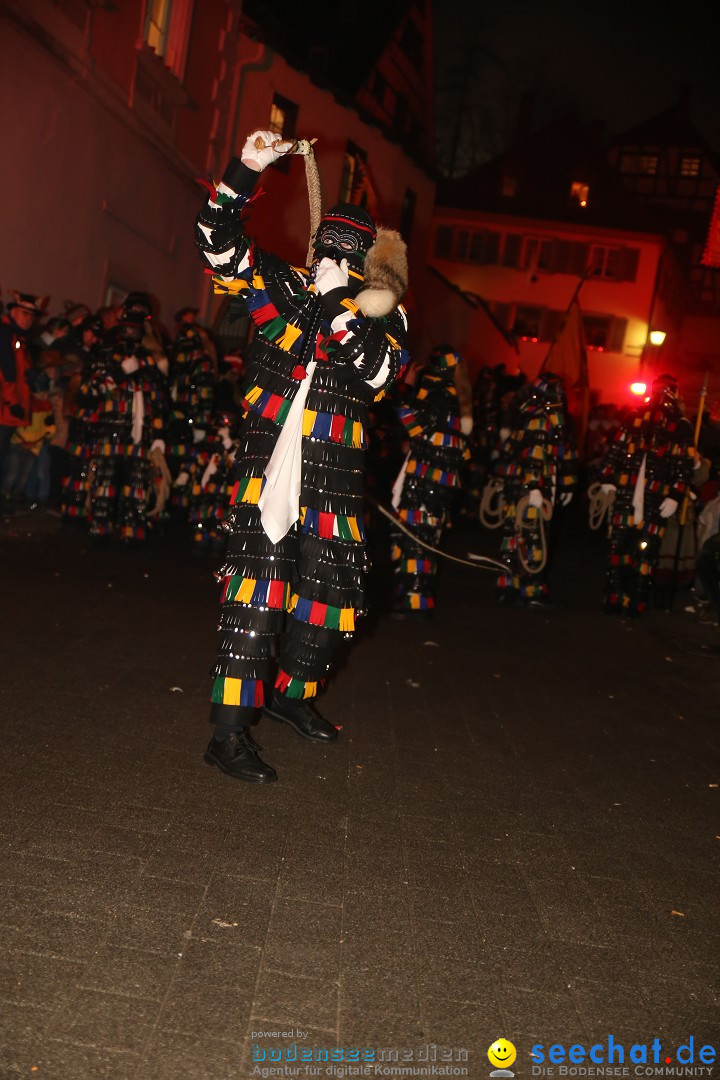Narrentag des Viererbundes 2020: Nachtumzug in Ueberlingen, 25.01.2020